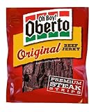 Oh Boy! Oberto Original Beef Jerky, 3.25-Ounce Bags (Pack of 4)