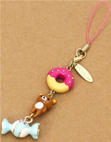 Imagen 4 de adorno colgante del oso Rilakkuma Francia con correa