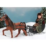 My Twinn One-Horse Open Sleigh