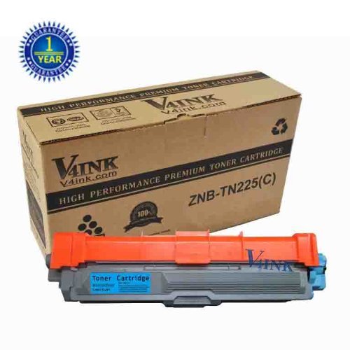 1 pack V4INK Â® Brother TN221 TN225 (Cyan) New Compatible Toner Cartridge for LaserJet HL3140CW 3150CDW 3150CDN 3170CDW DCP9020CDW MFC9130CW 9140CDN 9320CW 9330 9330CDW 9340 9340CDW C9330CDW FC9330CDW,high yield of 2,200 pages.