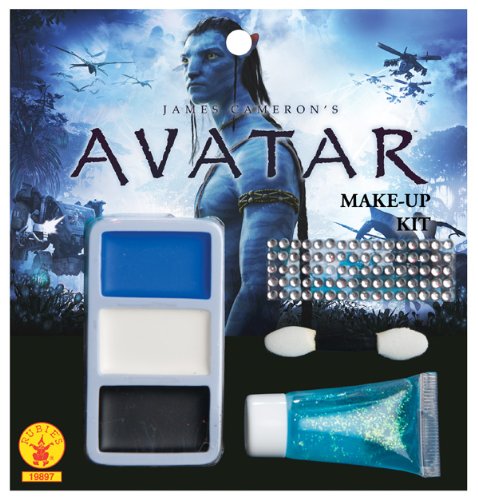 Avatar Navi Make Up Kit, Blue, One Size - Apparel