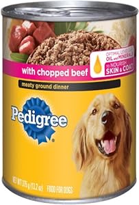 Pedigree Meaty Ground Dinner with Chopped Beef Food for Dogs, 13.2-Ounce Cans (Pack of 24) Pedigree Meaty Ground Dinner with Chopped Beef Food for Dogs, 13.2-Ounce Cans (Pack of 24)