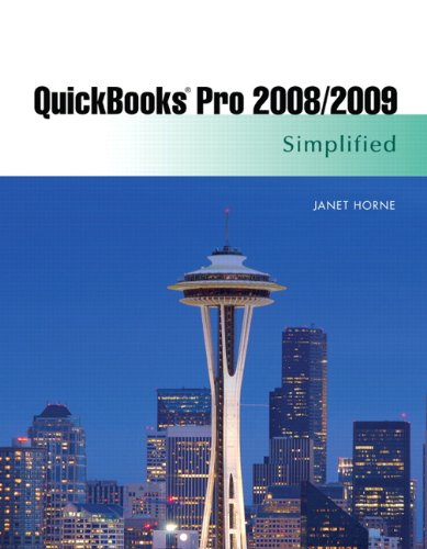 quickbooks pro 20082009 simplified