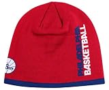 PHILADELPHIA 76ERS NBA CUFFLESS TEAM KNIT BEANIE HAT/CAP BY ADDIAS-HARDWOOD CLASSICS SERIES