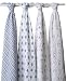 Aden + Anais Blue Muslin Baby Wraps (4 Pack)
