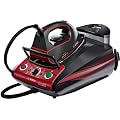 Bosch TDS373110P - Centro de planchado, 3100 W, 5,5 bares, autonomia ilimitada, vapor constante 120gr/min, color rojo y negro