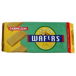 Khong Guan Lemon Wafers, 3.85-Ounce Packages (Pack of 24)