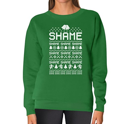 TeeStars - Cersei Walk of SHAME - Funny Ugly Christmas Sweater Women Sweatshirt