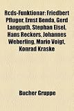Produkt-Bild: Rcds-Funktion R: Friedbert Pfl Ger, Ernst Benda, Gerd Langguth, Stephan Eisel, Hans Reckers, Johannes Weberling, Mario Voigt, Konrad Kr