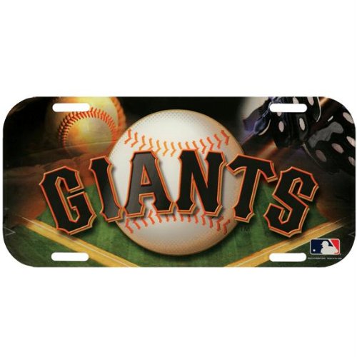 San Francisco Giants - Field High Def License Plate MLB Pro Baseball