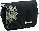 Case Logic SNMB-15F 15.4-Inch Fullsize Canvas Messenger Bag with Laptop Storage (Dark Gray)