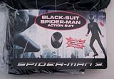 Spider-man 3 Black Action Suit Costume w/ Mask Boys Size 4-6