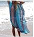 Women's Printed Long Beach Dress / Swimsuit Cover Up