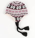 Kirra Snowflake Flapper Hat with Black Tassles