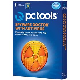 PC Tools Spyware Doctor with AntiVirus 2012 - 3 PCs - 1 User: Software