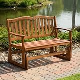 Jordan Manufacturing Alpine 4-ft. Double Seat Glider Bench