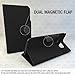 Galaxy S7 Edge Case, Cellto PU Leather Wallet [Black] Cover Stand and Reversible Magnetic Flap Flip Cover for Samsung Galaxy S7 Edge