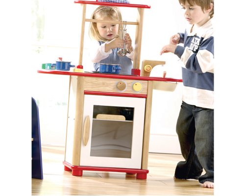 Buy Pintoy Wooden Red Kitchen Combo online at Discounted New and Used prices. Delivered to your door with Childrens Toyshop.com
