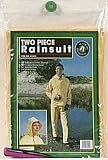 Rokk 2 pièce jaune pluie costume Poncho haut et bas Pc. taille 2XL XX-Large Rokk 2 Piece Yellow Rain Suit Top Poncho & Bottom Pc. Size 2XL XX-Large