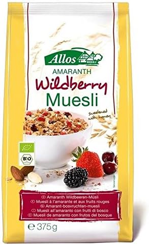 Allos Organic Amaranth Wildberry Muesli 375g