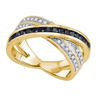 Cheap Girls Jewelry 0.55CT BLACK DIAMOND FASHION RING For Sale Cheap Girls Jewelry 0.55CT BLACK DIAMOND FASHION RING For Sale