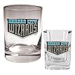 Kansas City Wizards MLS Rocks Glass and Square Shot Glass Set - Primary Logo by Great American Products