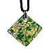 Handmade Millefiori Murano Glass Pendant - Amy Green Style1