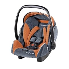 RECARO  5514.21107.66 - Young Profi plus -  Autokindersitz/Babyschale Gruppe 0/0+ bis 13 kg/ ab der Geburt bis ca. 15 Monate, Farbe Microfibre Grey/Pepper