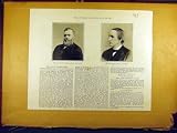 1890 PORTRAIT CAPTAIN ADAMS HON BAXTER NAVIGATOR PRINT