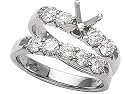 1.35 cttw Wedding Band by Karina B(tm) - Platinum LIFETIME WARRANTY