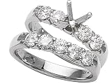 1.35 cts Wedding Band - Platinum, 18kt White or Yellow Gold LIFETIME WARRANTEE