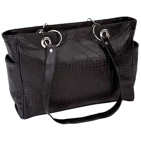 EmbassyTM Genuine Leather Purse with Crocodile Embossing