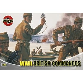 Airfix A01732 WWII British Commandos 1:72 Scale Military Series 1 Figures