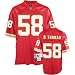 Kansas City Chiefs Derrick Thomas #58 Red Premier Throwback Jersey