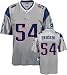 Teddi Bruschi New England Patriots Silver Youth / Kids NFL Football Jersey