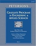 Grad Guides Bk5: Engineer/Appld Sci 2007 (Peterson's Graduate Programs in Engineering & Applied Sciences)