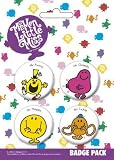 Posters: Mr. Men And Little Miss Badge Pack - Mr Men, 4 X 38mm Badges (6 x 4 inches)