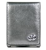 Apple 3rd Generation iPod Nano 4gb 8gb Video Premium Leather Flip Carrying Case with Belt Clip And Bundle with 3 Piece Shield Protector - Available in 5 Colors (Platinum) (MP3 Player NOT Included)