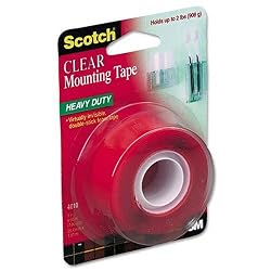 3M Scotch 4010 Heavy Duty Clear Mounting Tape