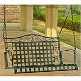 International Caravan 3451-EP/93451-DAC/REO Iron Patio Porch Swing