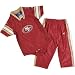 San Francisco 49ers NFL Baby / Infant 2 Piece Dazzle Onesie Jersey and Pants Set