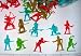 ~ 144 ~ Cowboy & Indian Toy Figures ~ 2" - 2.5" Plastic ~ New_s-2