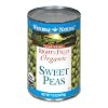 Westbrae Natural Vegetarian Organic Sweet Peas, Organic, Vegetarian, 15 Ounce Cans (Pack of 12)
