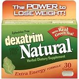 Dexatrim Dexatrim Natural Extra Energy Formula, Caplets 30 ea