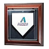 MLB Wall Mountable Mini Home Plate Logo Display Case