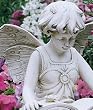 The British Reading Fairy Garden Sculpture (The Digital Angel)
