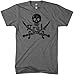 Pirate Skull and Crossbones Math Pi-Rate T-Shirt Funny Mathematical Shirt Mens Funny T Shirts Funny Science T Shirt Novelty Tees for Men Dark Grey L