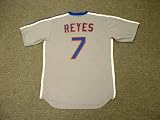 JOSE REYES New York Mets 1980's Majestic Cooperstown Throwback Away Baseball Jersey, LARGE