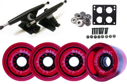 Randal 180mm LONGBOARD TRUCKS Package 68mm RED Wheels reviews