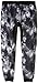 Southpole Men's Big and Tall Jogger Pants in Funky Tie Dye Fleece Fabric with Drop Crotch
